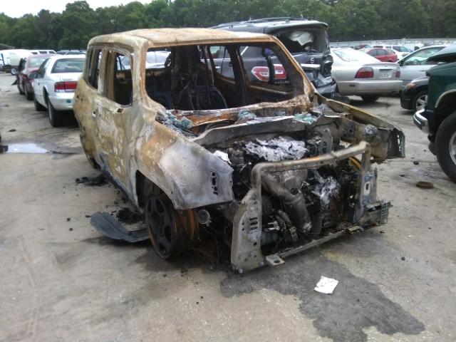 ZACCJBAT9GPD19206 - 2016 JEEP RENEGADE S წითელი ფოტო 1