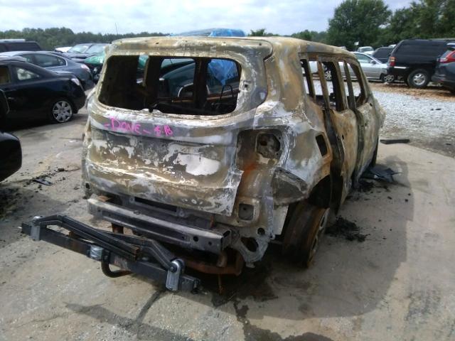 ZACCJBAT9GPD19206 - 2016 JEEP RENEGADE S წითელი ფოტო 4