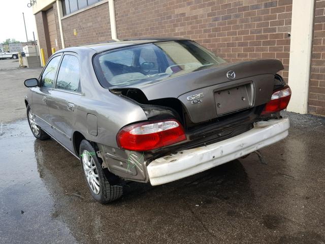 1YVGF22C7Y5115929 - 2000 MAZDA 626 ES GRAY photo 3