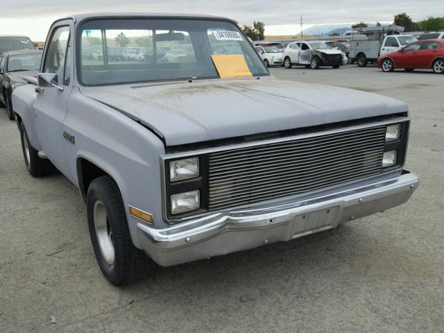 1GTEC14F7EJ513586 - 1984 GMC C1500 GRAY photo 1