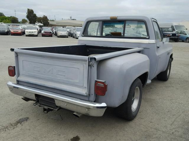 1GTEC14F7EJ513586 - 1984 GMC C1500 GRAY photo 4