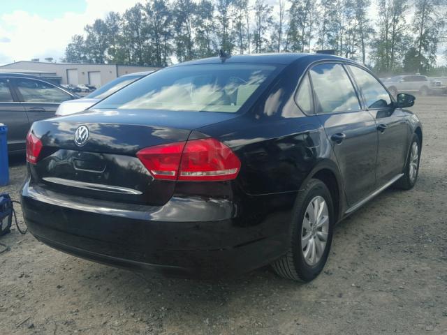 1VWAS7A38EC116694 - 2014 VOLKSWAGEN PASSAT S BLACK photo 4