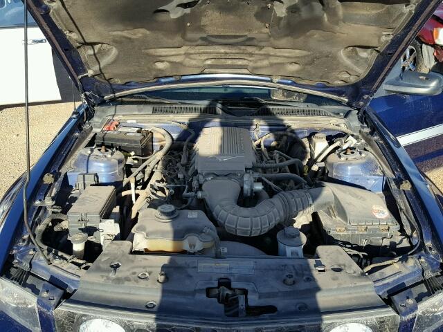 1ZVHT82H895143173 - 2009 FORD MUSTANG GT BLUE photo 7