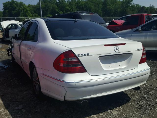 WDBUF83J34X163787 - 2004 MERCEDES-BENZ E 500 4MAT WHITE photo 3