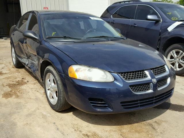 1B3AL46R56N253482 - 2006 DODGE STRATUS SX BLUE photo 1