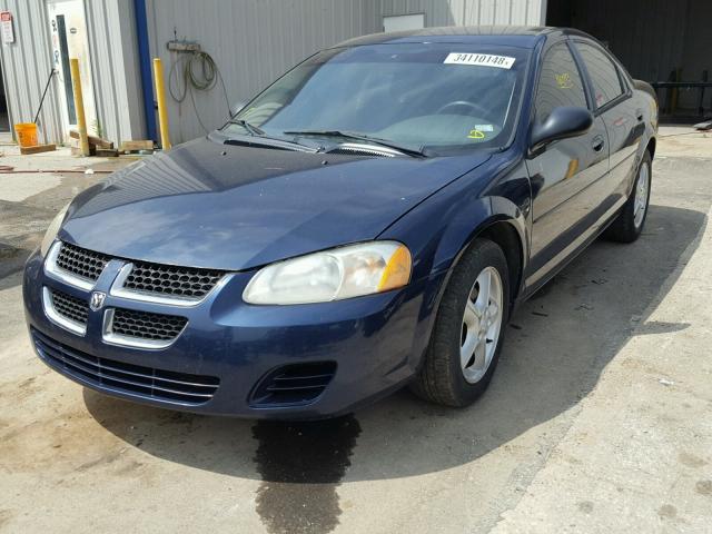 1B3AL46R56N253482 - 2006 DODGE STRATUS SX BLUE photo 2