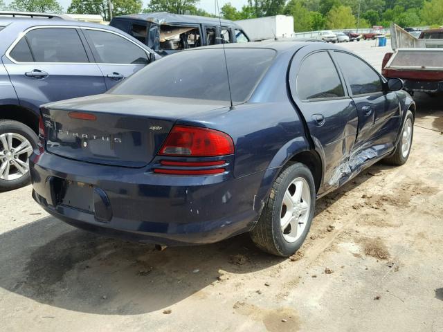 1B3AL46R56N253482 - 2006 DODGE STRATUS SX BLUE photo 4