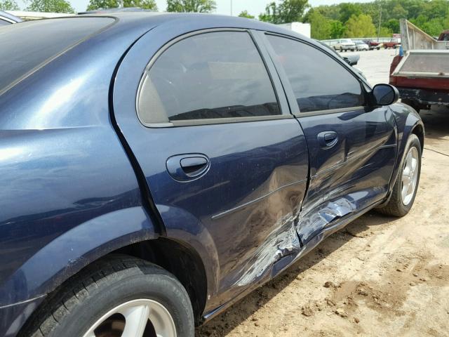 1B3AL46R56N253482 - 2006 DODGE STRATUS SX BLUE photo 9