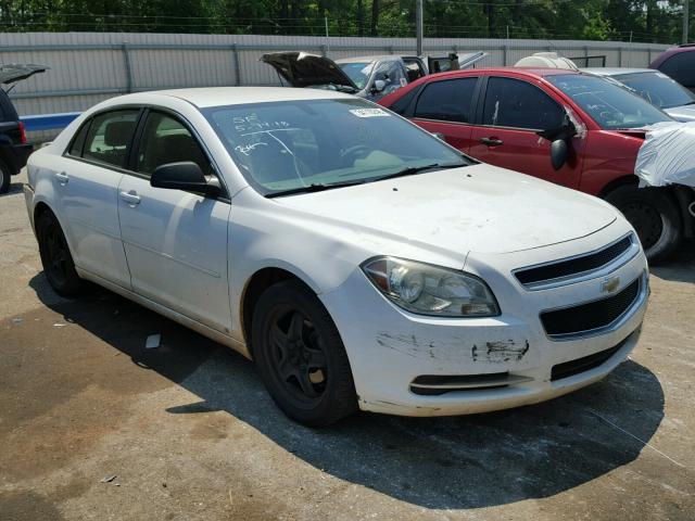 1G1ZG57B294232945 - 2009 CHEVROLET MALIBU LS WHITE photo 1