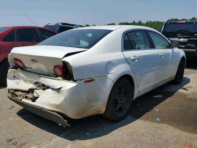 1G1ZG57B294232945 - 2009 CHEVROLET MALIBU LS WHITE photo 4