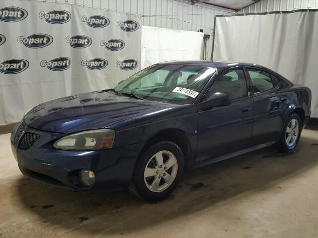 2G2WP552X81113861 - 2008 PONTIAC GRAND PRIX BLUE photo 2