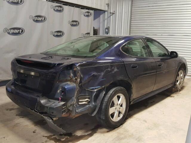 2G2WP552X81113861 - 2008 PONTIAC GRAND PRIX BLUE photo 4