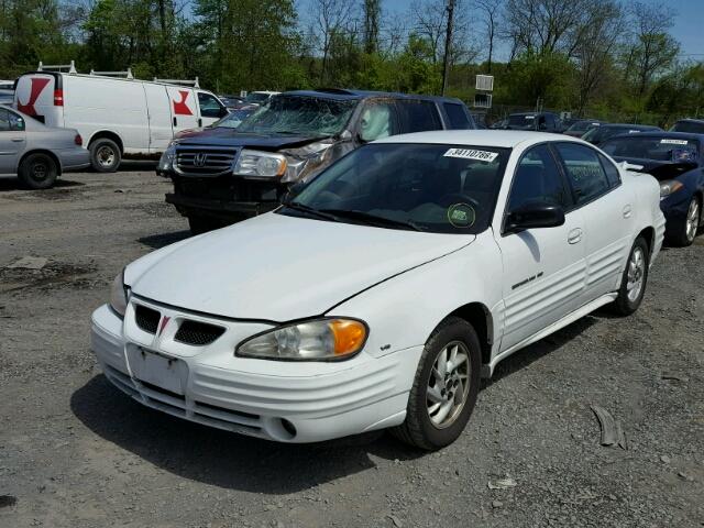1G2NF52E11M505103 - 2001 PONTIAC GRAND AM S 白色 照片 2