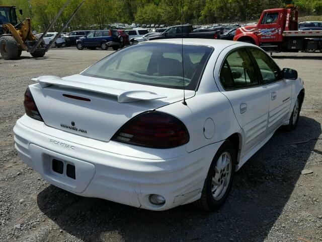 1G2NF52E11M505103 - 2001 PONTIAC GRAND AM S 白色 照片 4