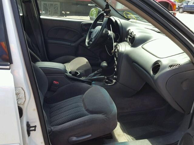 1G2NF52E11M505103 - 2001 PONTIAC GRAND AM S 白色 照片 5