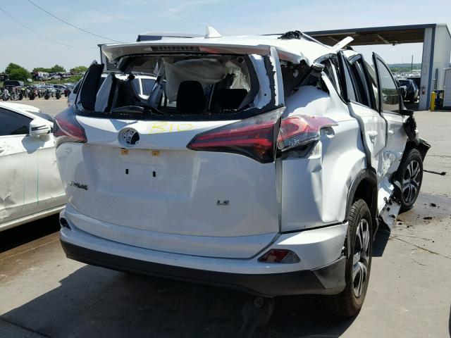 JTMZFREVXHJ128735 - 2017 TOYOTA RAV4 LE WHITE photo 4