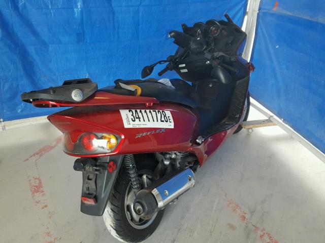 JH2MF06105K300415 - 2005 HONDA NSS250 RED photo 4