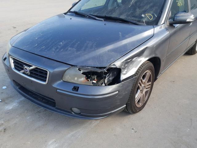 YV1RS592282675751 - 2008 VOLVO S60 2.5T GRAY photo 9