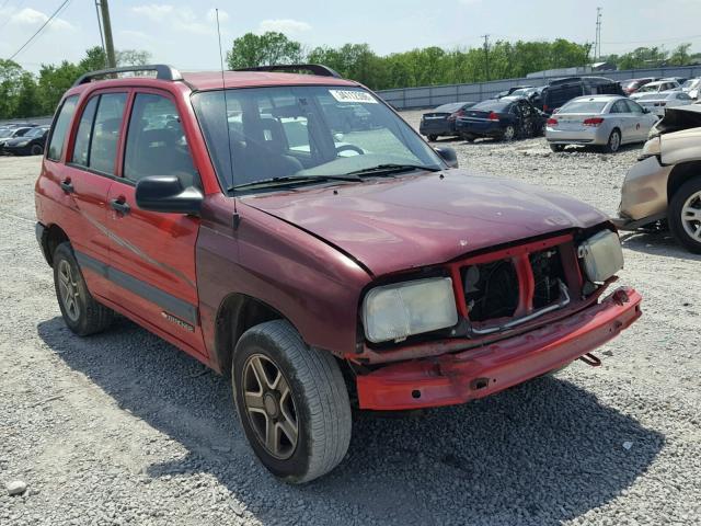 2CNBE13C636949744 - 2003 CHEVROLET TRACKER RED photo 1