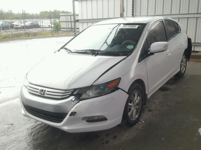 JHMZE2H71AS020820 - 2010 HONDA INSIGHT EX WHITE photo 2