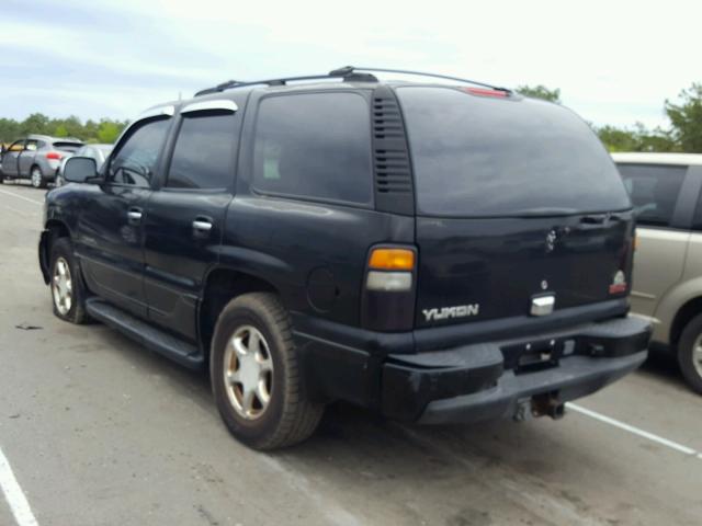 1GKEK63U22J281222 - 2002 GMC DENALI BLACK photo 3