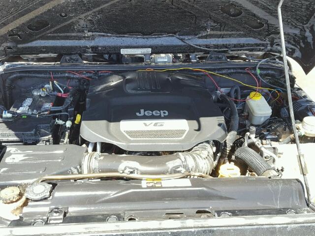 1C4AJWAGXEL127330 - 2014 JEEP WRANGLER S BLACK photo 7