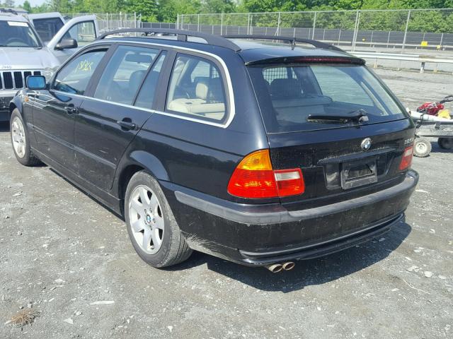 WBAEN33472EZ15034 - 2002 BMW 325 IT BLACK photo 3