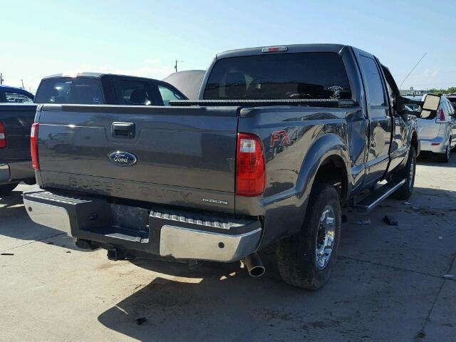 1FT7W2B69GEA21100 - 2016 FORD F250 GRAY photo 4