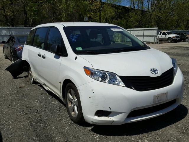 5TDZK3DC9ES464822 - 2014 TOYOTA SIENNA BAS WHITE photo 1