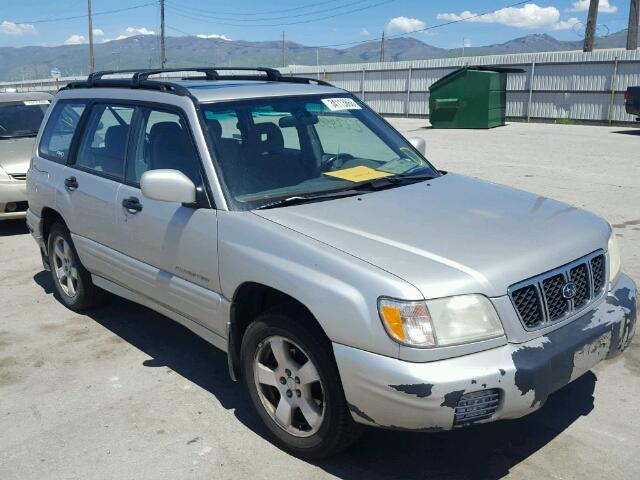 JF1SF65621H744148 - 2001 SUBARU FORESTER S SILVER photo 1