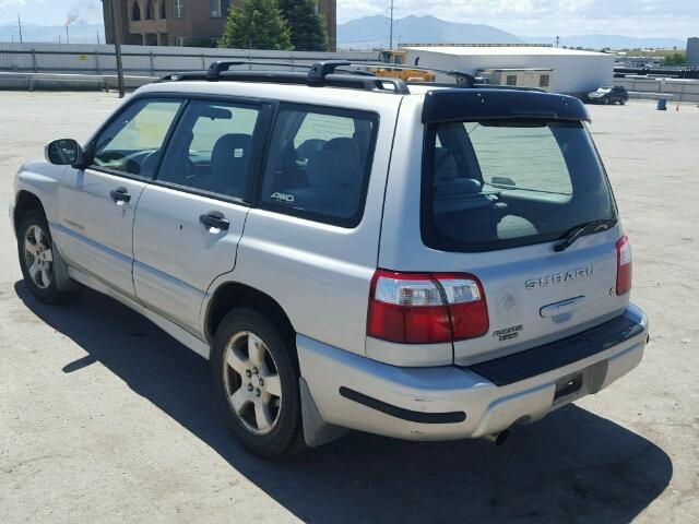 JF1SF65621H744148 - 2001 SUBARU FORESTER S SILVER photo 3