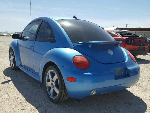 3VWGK31C84M422181 - 2004 VOLKSWAGEN NEW BEETLE 蓝色 照片 3