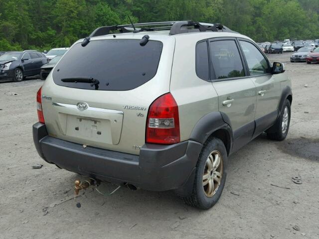 KM8JN72D48U828745 - 2008 HYUNDAI TUCSON SE BEIGE photo 4