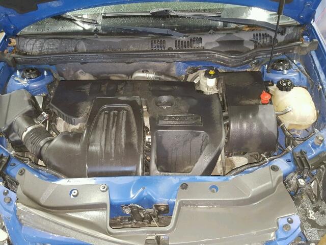 1G1AL18F087120435 - 2008 CHEVROLET COBALT LT BLUE photo 7