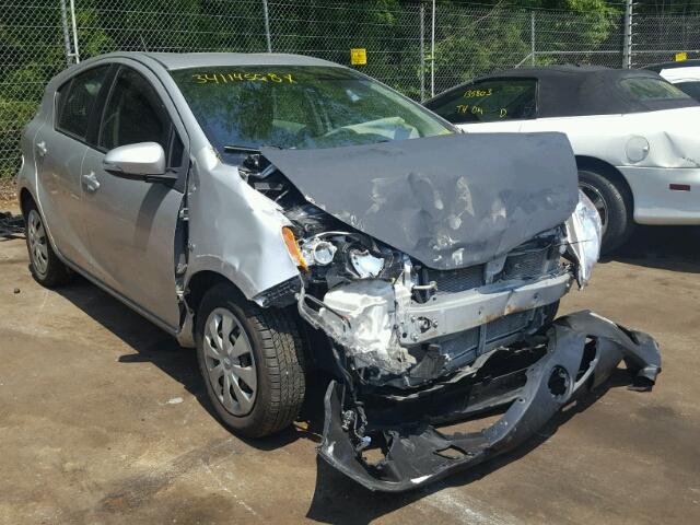 JTDKDTB38C1504610 - 2012 TOYOTA PRIUS C SILVER photo 1