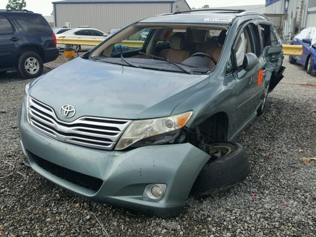 4T3ZE11A59U007007 - 2009 TOYOTA VENZA BASE GREEN photo 2