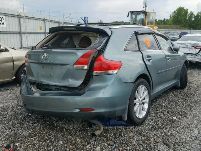 4T3ZE11A59U007007 - 2009 TOYOTA VENZA BASE GREEN photo 4