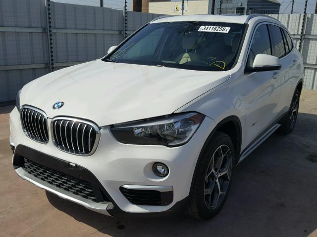 WBXHU7C30H5H34549 - 2017 BMW X1 SDRIVE2 WHITE photo 2