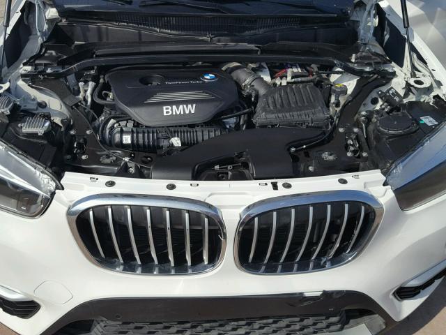WBXHU7C30H5H34549 - 2017 BMW X1 SDRIVE2 WHITE photo 7
