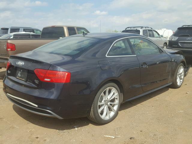 WAUWFAFR0EA009106 - 2014 AUDI A5 PRESTIG BLACK photo 4