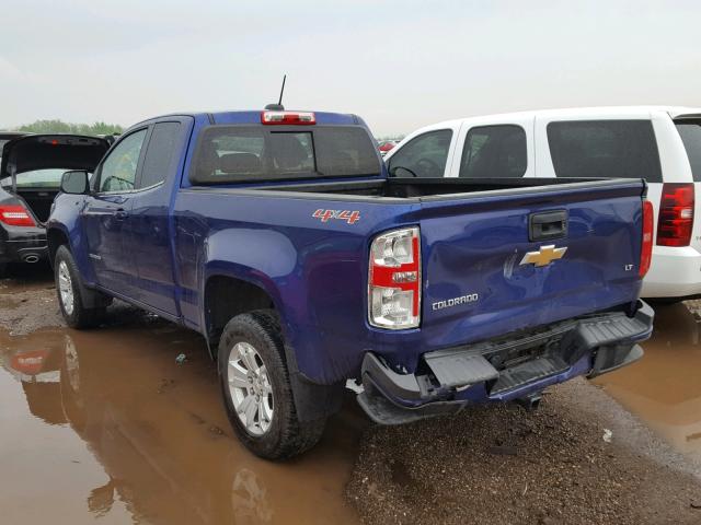 1GCHTCE37G1220464 - 2016 CHEVROLET COLORADO L BLUE photo 3