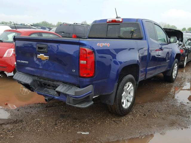 1GCHTCE37G1220464 - 2016 CHEVROLET COLORADO L BLUE photo 4