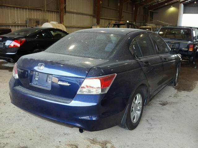 JHMCP26408C011409 - 2008 HONDA ACCORD LXP BLUE photo 4