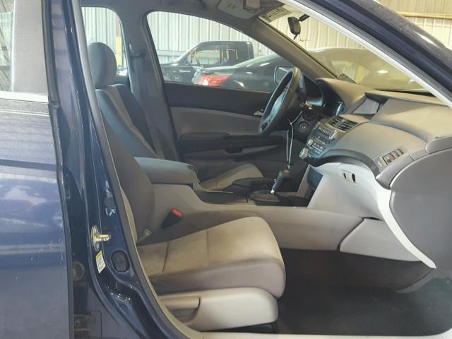 JHMCP26408C011409 - 2008 HONDA ACCORD LXP BLUE photo 5