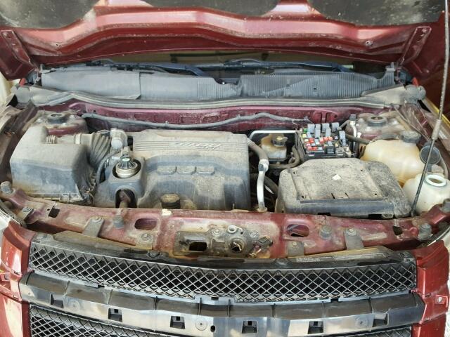 2CNDL13F286051030 - 2008 CHEVROLET EQUINOX LS MAROON photo 7