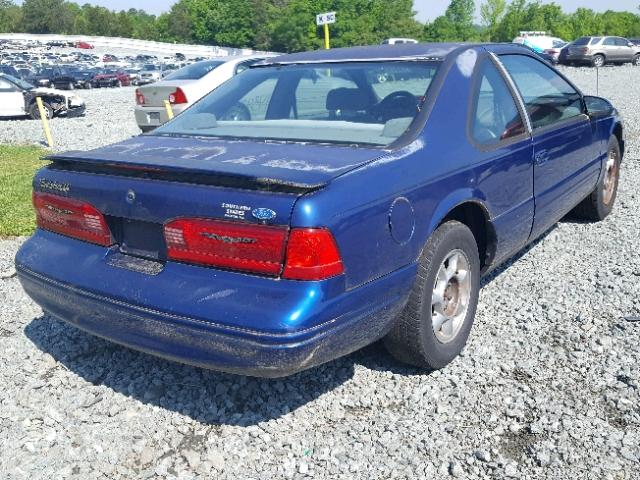 1FALP6243VH171500 - 1997 FORD THUNDERBIR BLUE photo 4