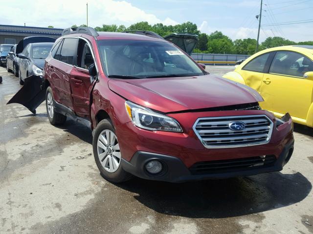 4S4BSBCC0G3220134 - 2016 SUBARU OUTBACK 2. RED photo 1