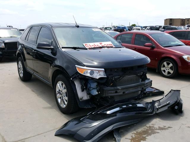 2FMDK3JC5DBC53773 - 2013 FORD EDGE SEL BLACK photo 1