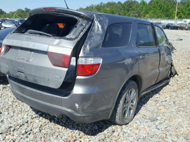 1D4RD2GG9BC667132 - 2011 DODGE DURANGO EX GRAY photo 4