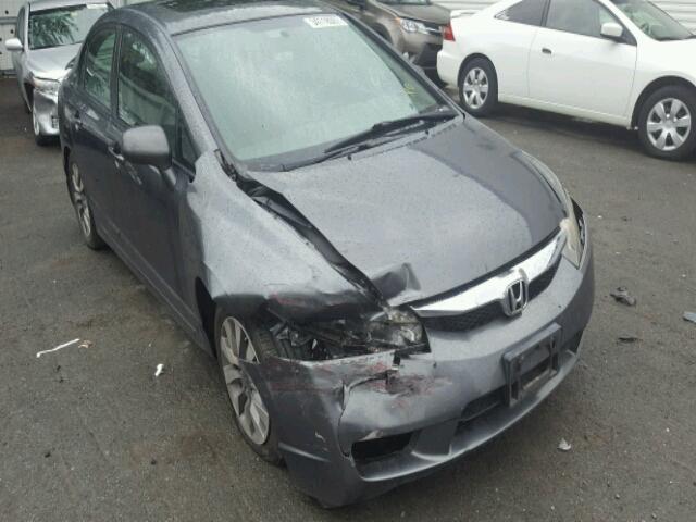 2HGFA16809H328104 - 2009 HONDA CIVIC EX ნაცრისფერი ფოტო 9